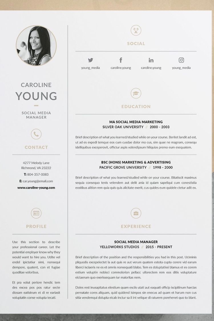 Professional Resume Cv Template Welcome To Keke Resume intended for proportions 750 X 1125