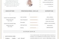 Professional Resume Template Clean Modern Resume Template with regard to measurements 1394 X 1974