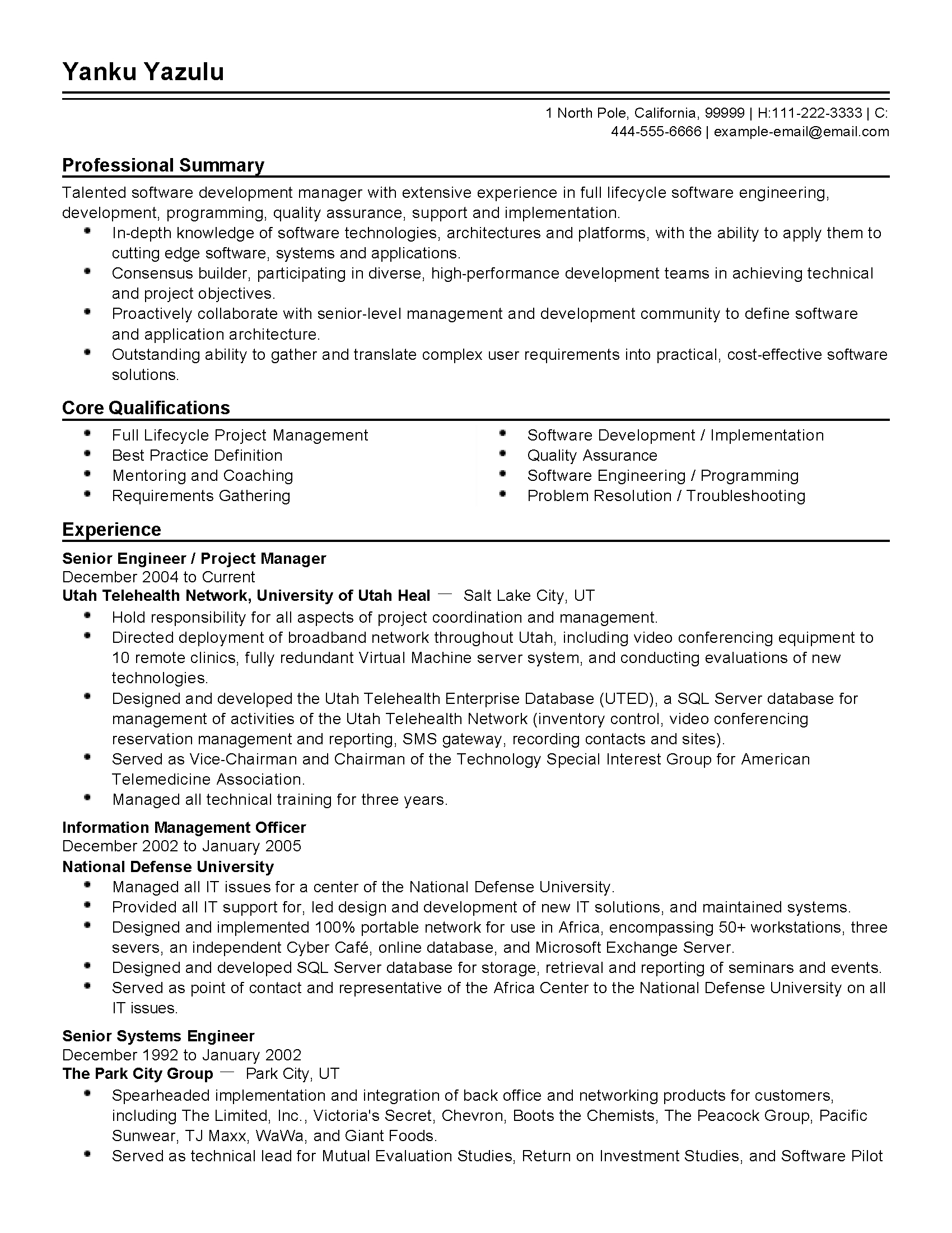 Professional Senior Engineer Templates To Showcase Your intended for sizing 1700 X 2200