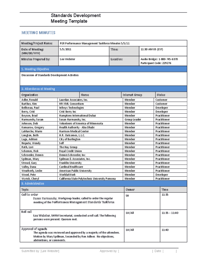 Project Meeting Minutes Template 9 Free Templates In Pdf throughout measurements 768 X 1024