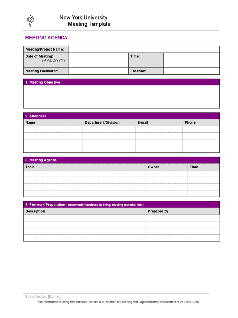 Project Meeting Minutes Template 9 Free Templates In Pdf with regard to sizing 768 X 1024