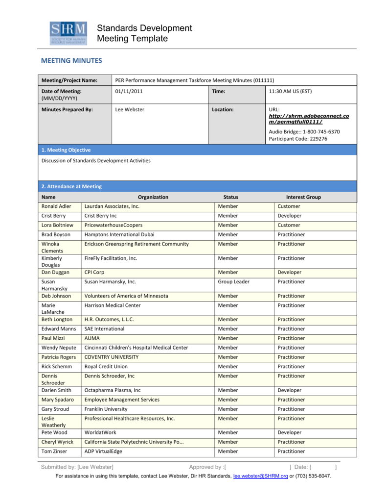 Project Meeting Minutes Template intended for dimensions 791 X 1024