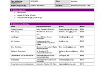 Project Meeting Minutes Template New York University for sizing 768 X 1024