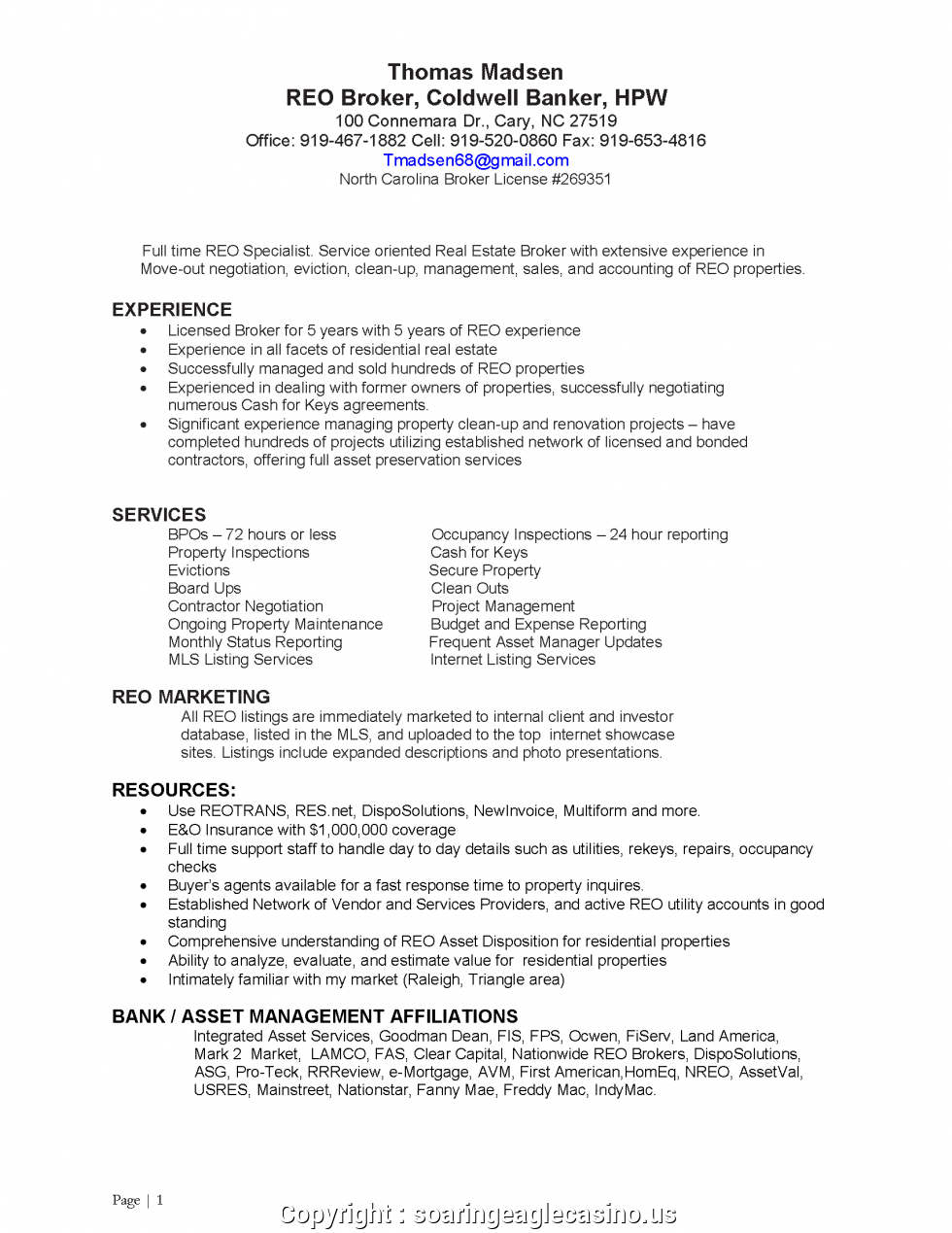 Property Preservation Resume Sample Enom with regard to measurements 980 X 1269