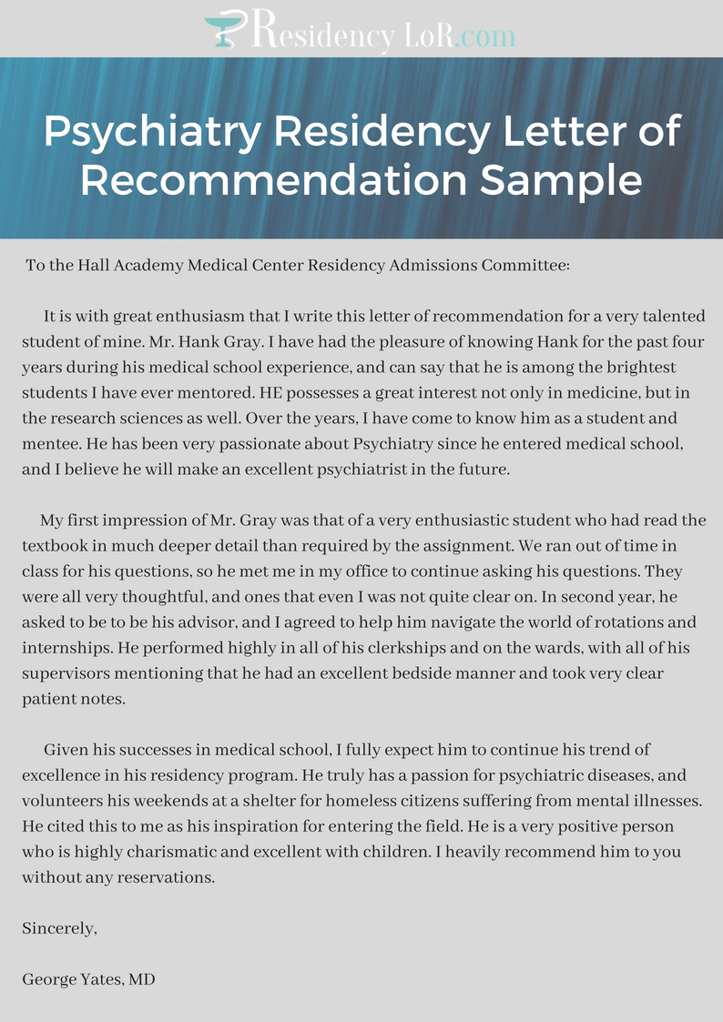 Psychiatry Residency Letter Of Recommendation Sample Debandje for dimensions 794 X 1123