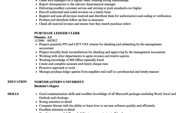 Purchase Ledger Clerk Resume Samples Velvet Jobs pertaining to sizing 860 X 1240