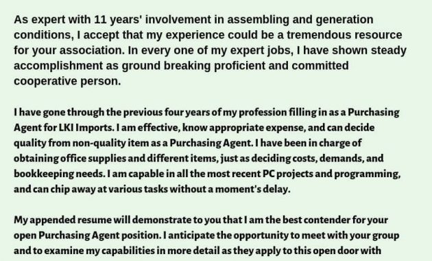 Purchasing Agent Cover Letter Example in sizing 816 X 1056