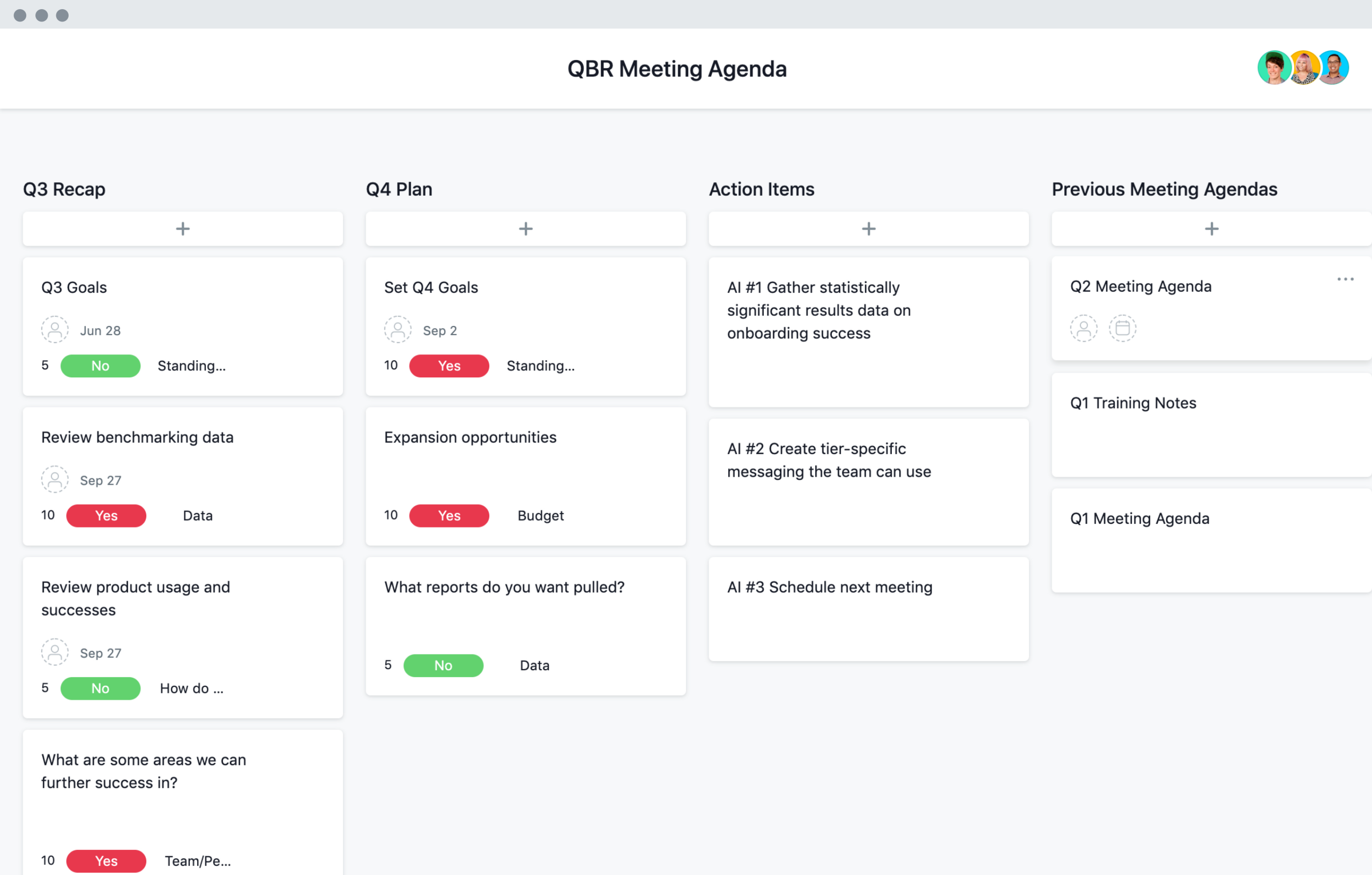 Qbr Meeting Agenda Asana intended for measurements 4800 X 3060