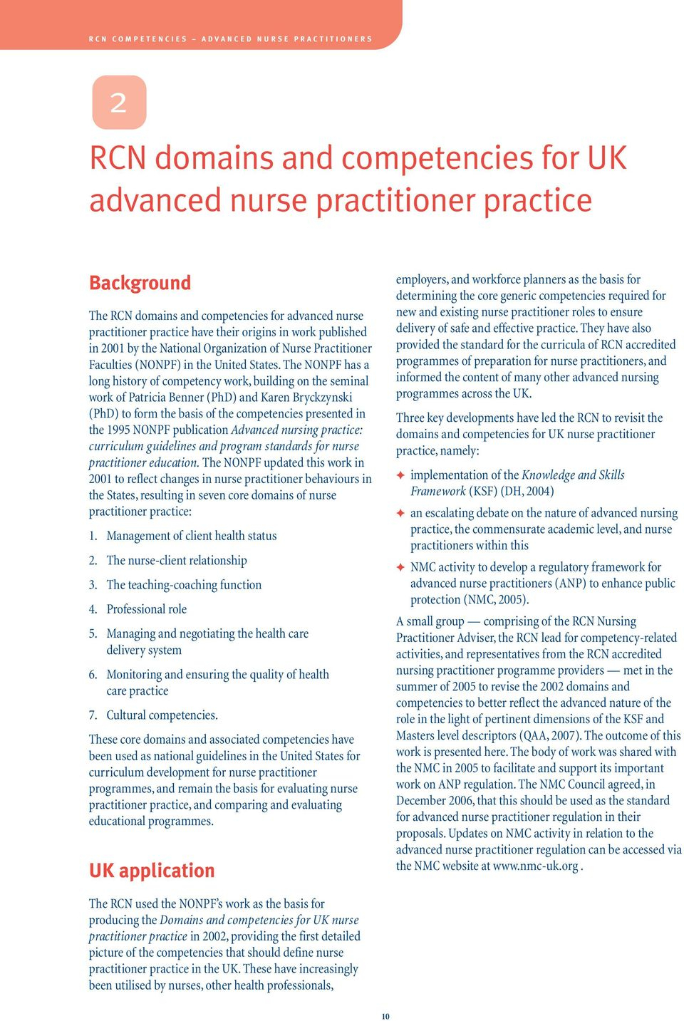 Rcn Competencies Advanced Nurse Practitioners An Rcn Guide regarding sizing 960 X 1433