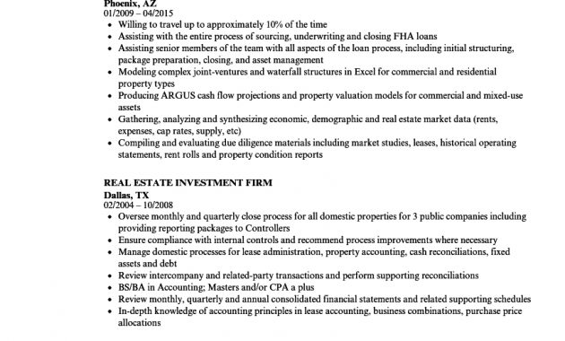 Real Estate Investment Resume Samples Velvet Jobs for proportions 860 X 1240