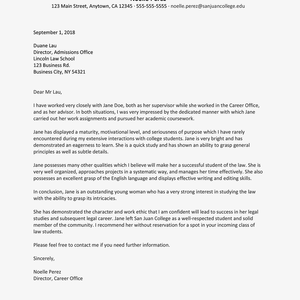 Recommendation Letter Attorney Debandje regarding sizing 1000 X 1000