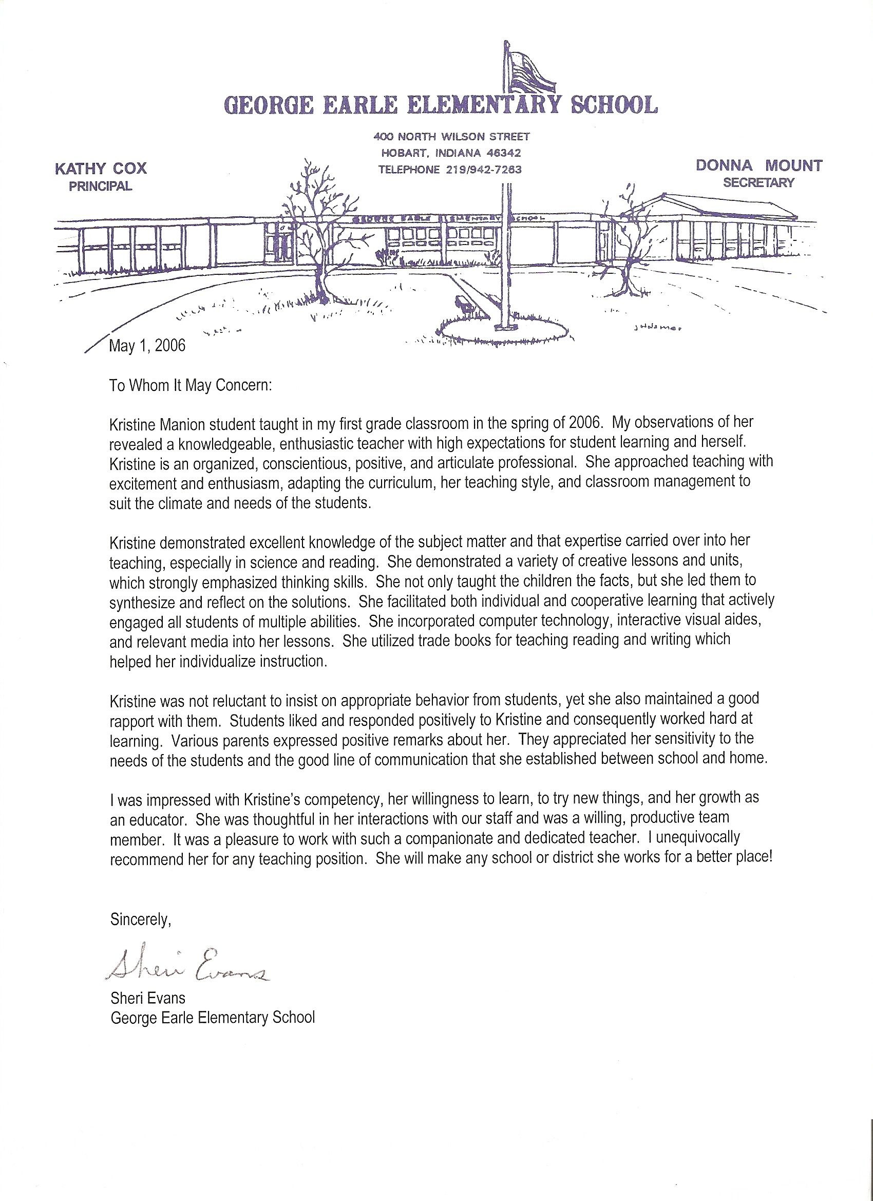 Recommendation Letter Example Letter Of Recommendation pertaining to size 1700 X 2338