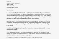 Recommendation Letter Examples For An Internship with dimensions 1000 X 1000