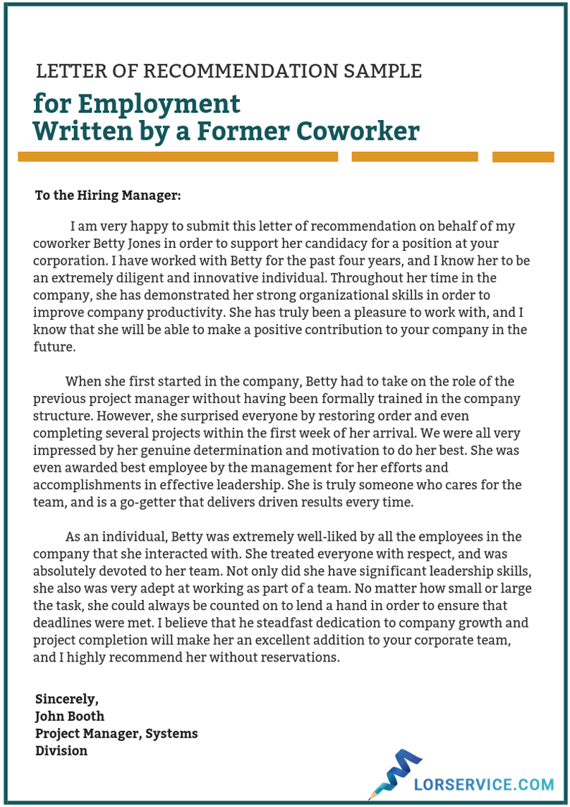 Recommendation Letter For A Coworker Sample On Behance in measurements 808 X 1143