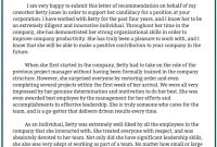 Recommendation Letter For A Coworker Sample On Behance intended for size 808 X 1143