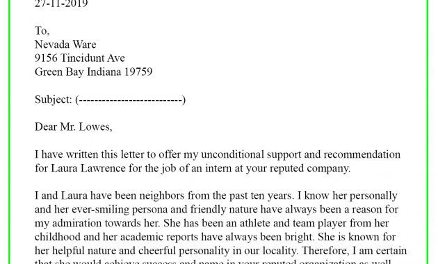 Recommendation Letter For A Friend Format Sample Example with sizing 1300 X 1806