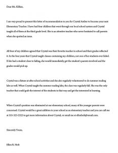 Recommendation Letter For A Teacher 32 Sample Letters with regard to proportions 800 X 1032