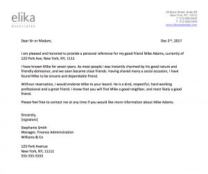Recommendation Letter For Co Op Board Akali regarding sizing 1180 X 986