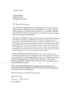 Recommendation Letter For Parole Hearing Debandje throughout size 835 X 1080