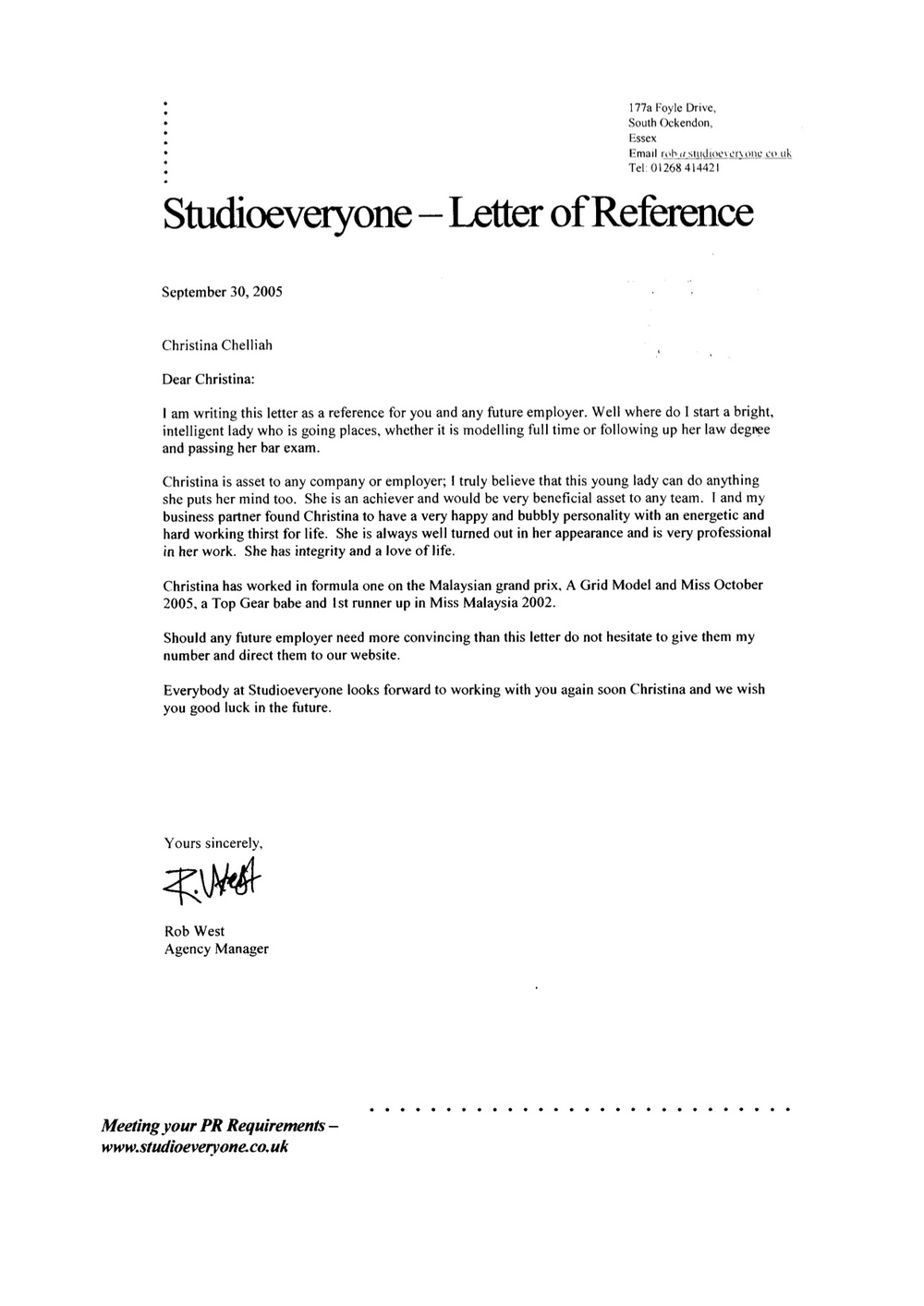 Recommendation Letter For Property Manager Debandje for size 1000 X 1414