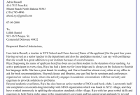 Recommendation Letter For School 01 Best Letter Template intended for dimensions 2480 X 3508