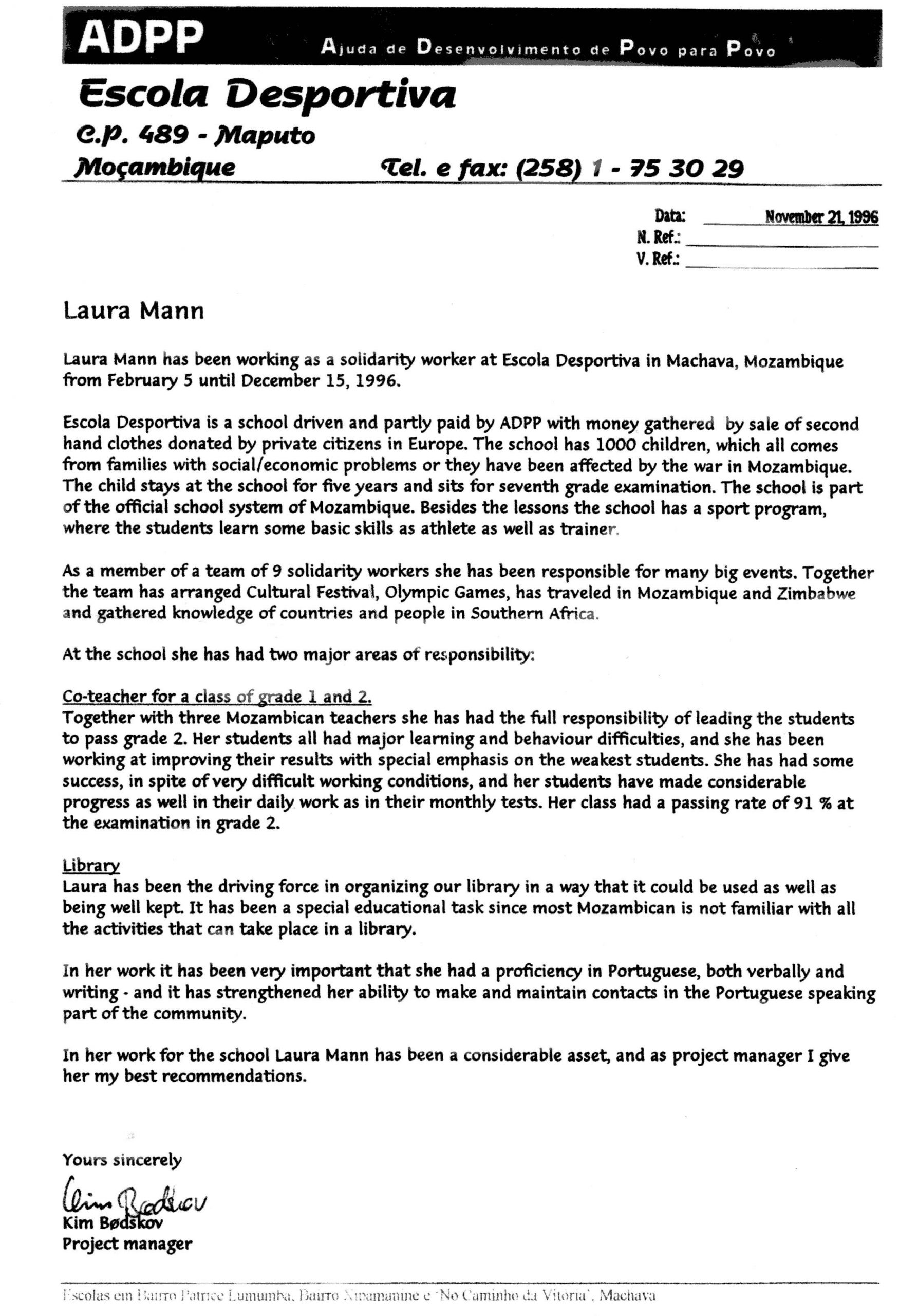 Recommendation Letter For Volunteer Teacher Debandje pertaining to size 2207 X 3228