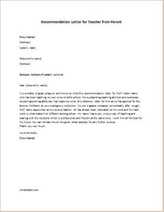 Recommendation Letter From Parent Debandje with regard to measurements 233 X 300