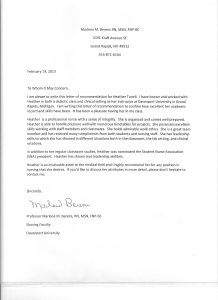 Recommendation Letter Nursing School Templates Free Printable inside proportions 1700 X 2338