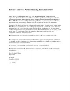 Recommendation Letter Phd Program Sample within measurements 1275 X 1650
