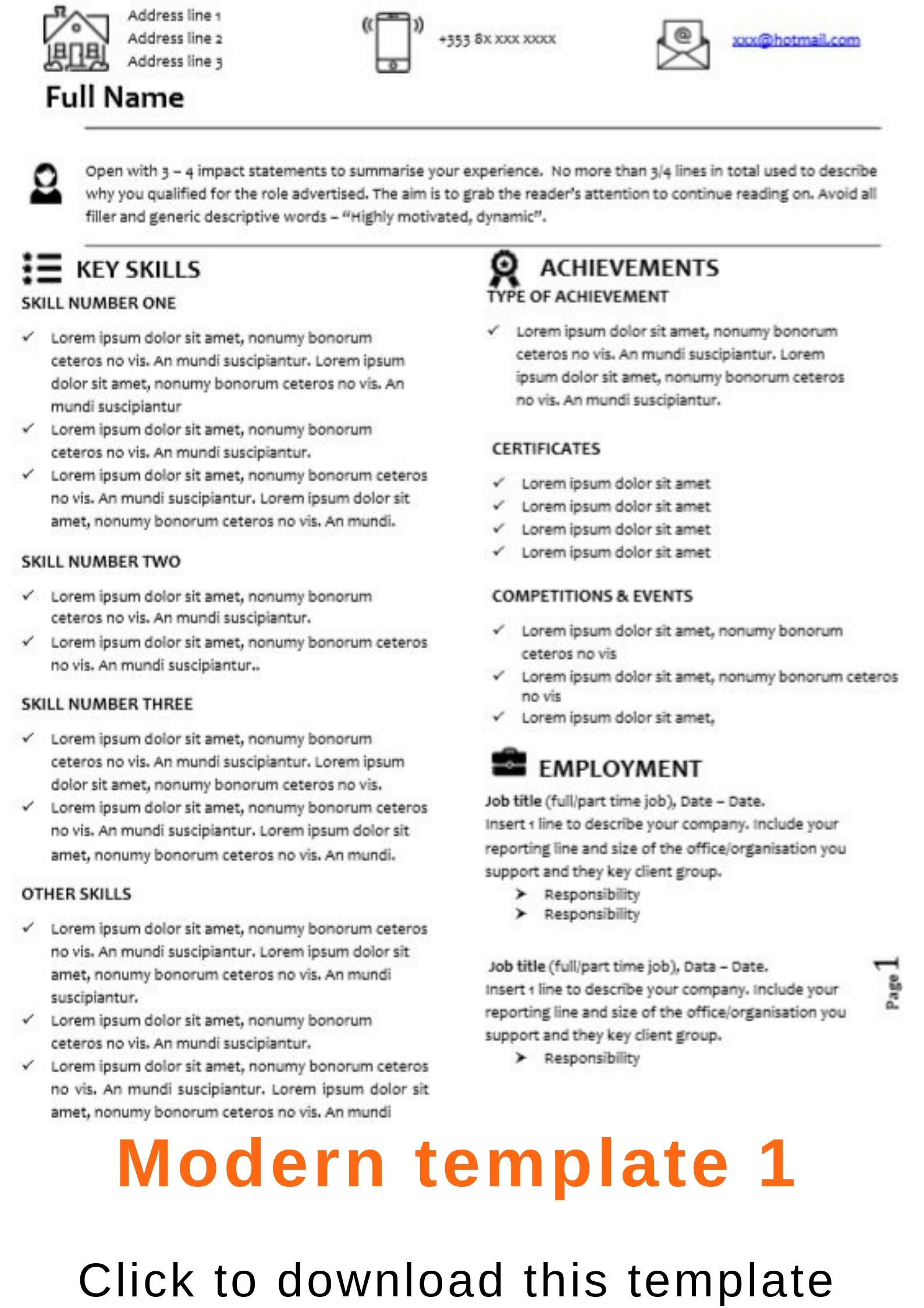 Recruiters Cv Templates pertaining to size 1588 X 2246