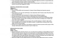 Recruiting Manager Resume Samples Velvet Jobs for sizing 860 X 1240