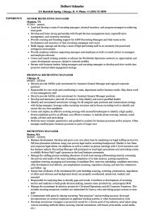 Recruiting Manager Resume Samples Velvet Jobs for sizing 860 X 1240