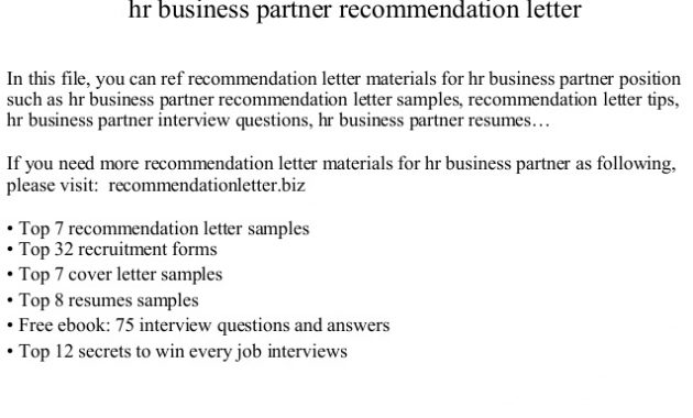 Reference Letter For Business Partner Debandje with regard to measurements 638 X 479