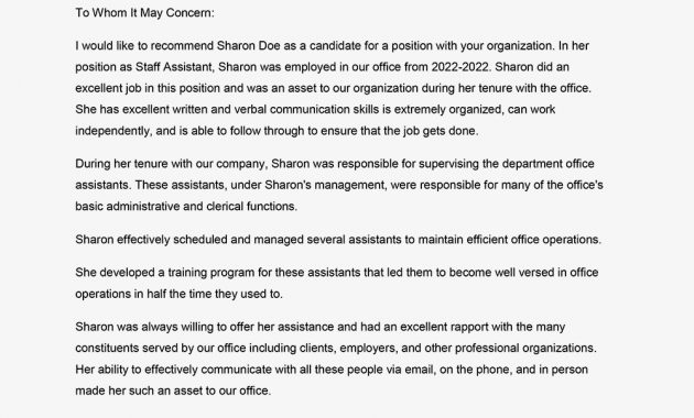 Reference Letter For Employment Example And Tips inside proportions 1000 X 1000