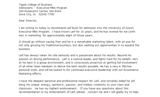 Reference Letter For Mba Templates At Allbusinesstemplates regarding size 816 X 1056