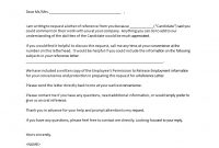 Reference Letter Request Employer Templates At intended for sizing 793 X 1122