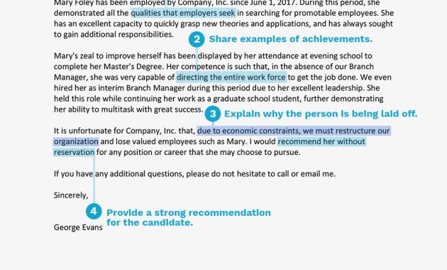 Reference Letter Sample Explaining A Layoff within measurements 1000 X 1000