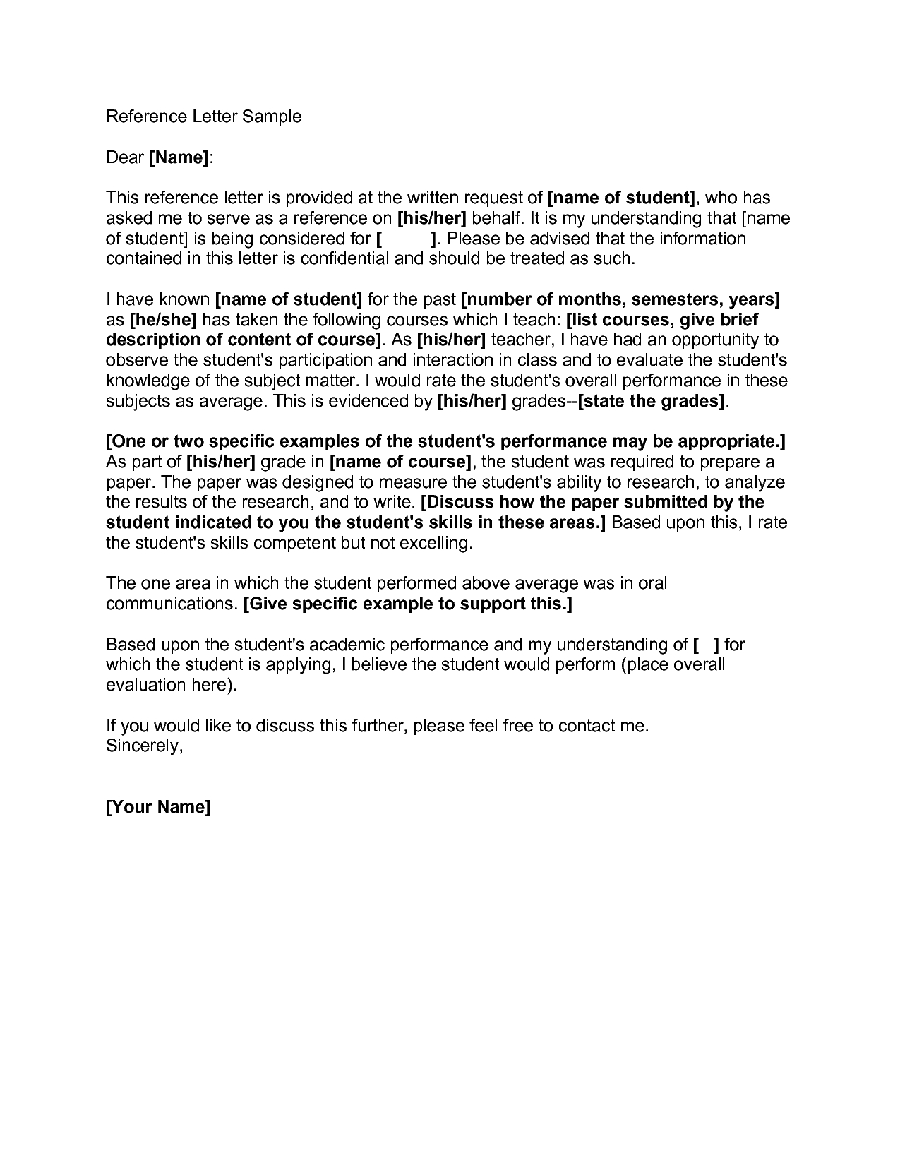 Reference Letter Samples Examples Of Reference with proportions 1275 X 1650