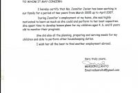 Reference Letter Template Nanny Reference Letter Template intended for proportions 2550 X 3507