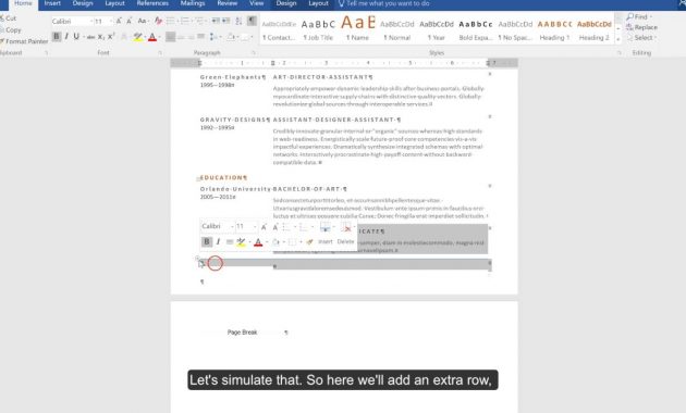 Removing Blank Pages From Microsoft Word Resumes with regard to proportions 1280 X 720