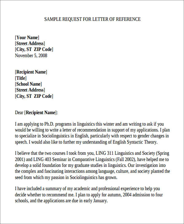 Request For Reference Letter From Professor Sample Debandje within dimensions 600 X 730