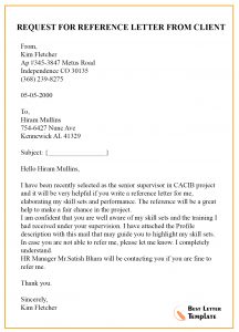 Request Letter Template For Recommendation Sample Example in proportions 1300 X 1806