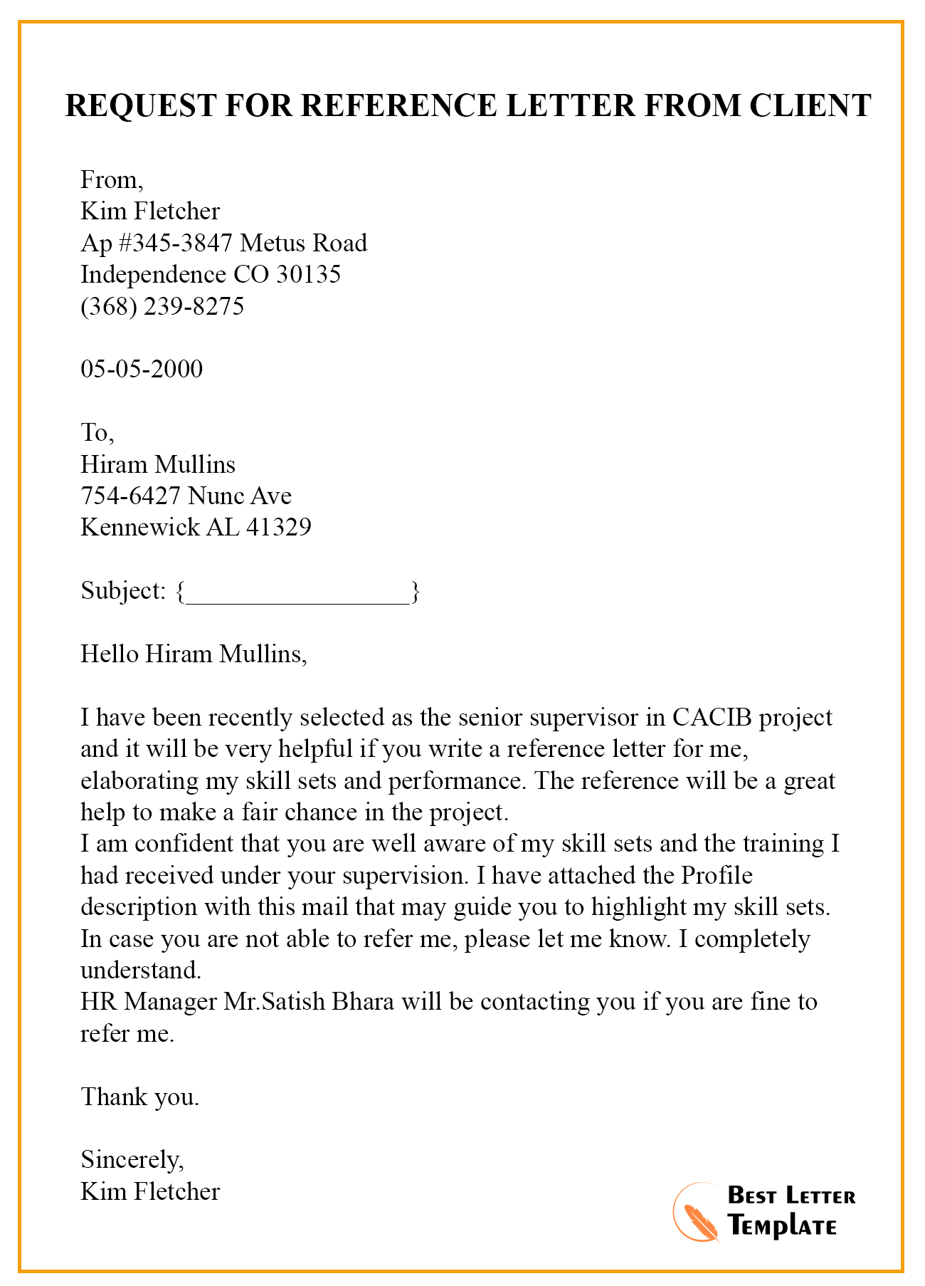 Request Letter Template For Recommendation Sample Example pertaining to measurements 1300 X 1806