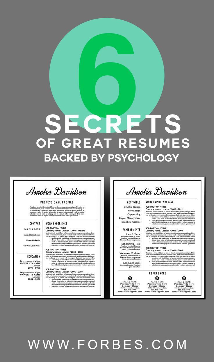 Resume Design Forbes Article Jon Youshaei 6 Secrets Of with regard to proportions 736 X 1245