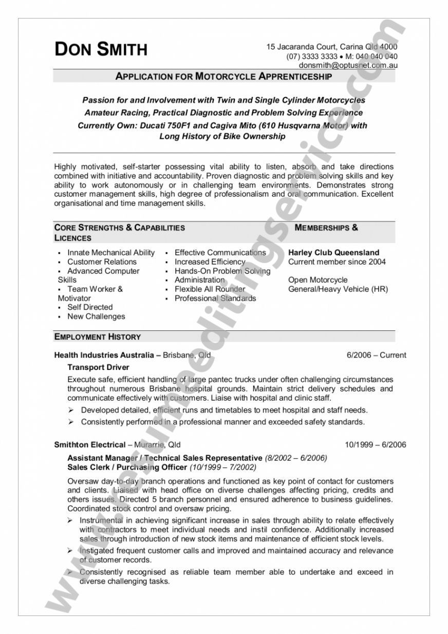 Resume Examples Industry And Job Title for proportions 872 X 1234