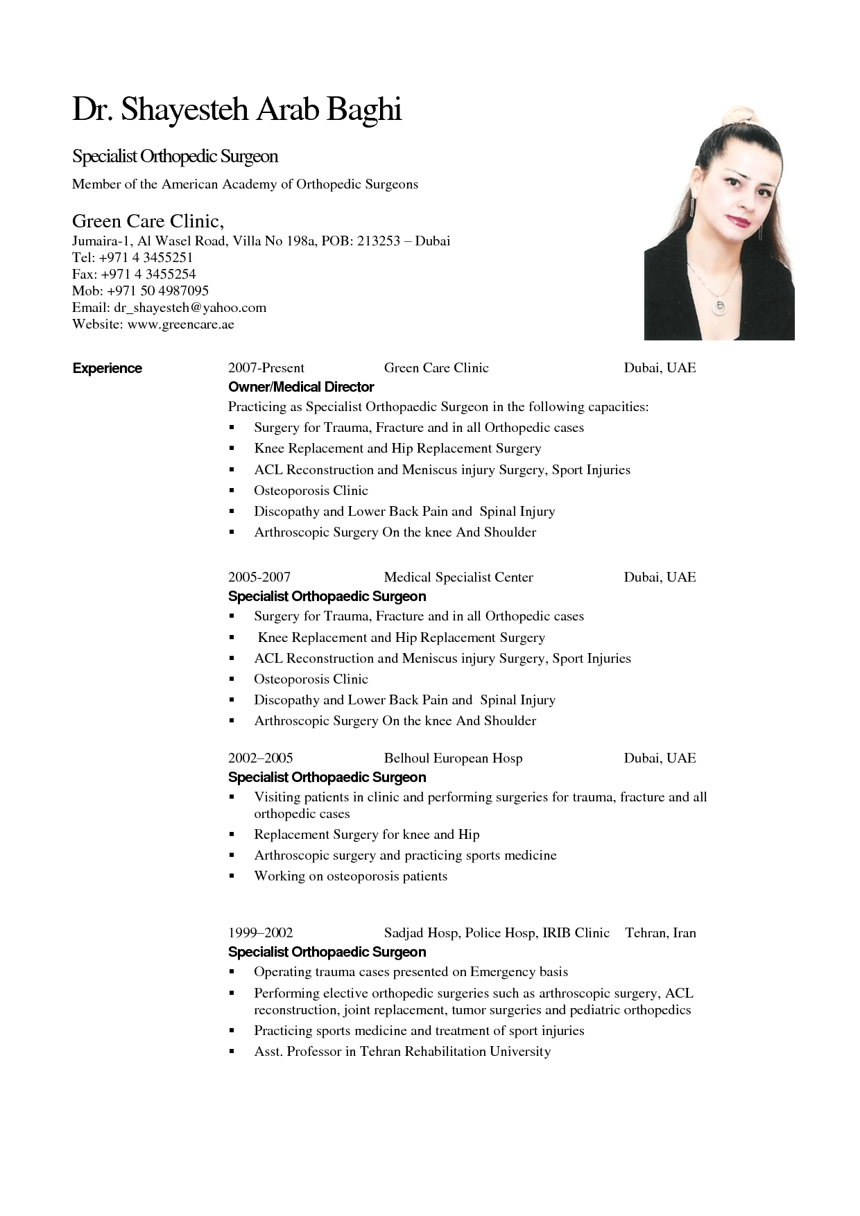 Resume Examples Industry And Job Title Resume Format within size 1240 X 1754