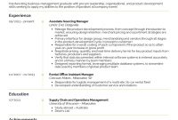Resume Examples Real People Business Management Graduate throughout sizing 1240 X 1754