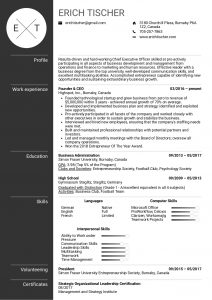 Resume Examples Real People Ceo Resume Example Kickresume inside measurements 1240 X 1754