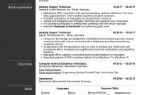 Resume Examples Real People Desktop Support Technician inside dimensions 1240 X 1754