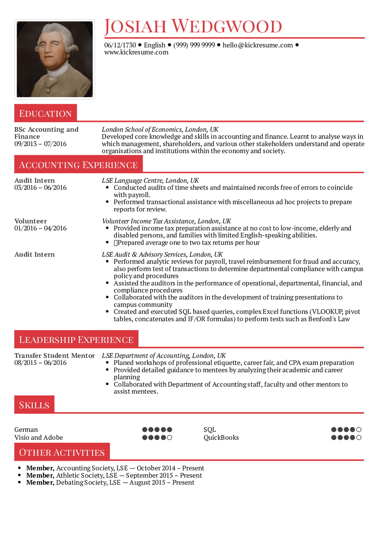 Resume Examples Real People Graduate Accountant Resume with regard to proportions 1240 X 1754